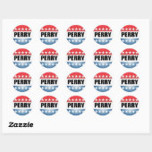 STICKER ROND RICK PERRY (Feuille)