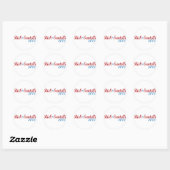 Sticker Rond Rick Santelli 2012 (Feuille)