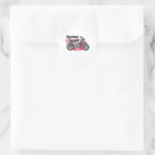 Sticker Rond Ride Monkey (Sac)