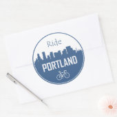 Sticker Rond Ride Portland (Enveloppe)
