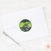Sticker Rond Rider Hawaiian Gecko (Enveloppe)