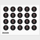 Sticker Rond Rider Panda (Feuille)