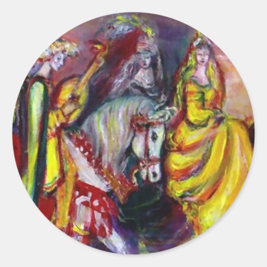 Sticker Rond RIDERS DANS le détail de la nuit (Devant)