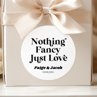 Rien de Fantastique Juste un Mariage Rétro Casual