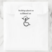 Sticker Rond Rien De Nous Sans Nous ! (Sac)