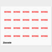 Sticker Rond Rien De Timbre (Feuille)