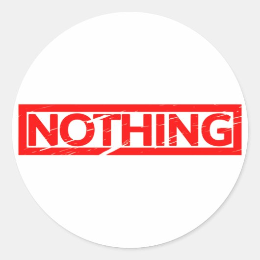 Sticker Rond Rien De Timbre (Devant)