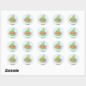 Sticker Rond Rien ne Vous ComPARE Saint Valentin (Feuille)