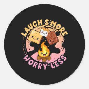 Sticker Rond Riez davantage, vous inquiétez moins, le week-end 