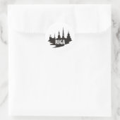 Sticker Rond Riga (Sac)