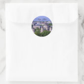 Sticker Rond Riga, Lettonie (Sac)