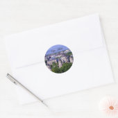 Sticker Rond Riga, Lettonie (Enveloppe)