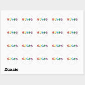 Sticker Rond Riley (Feuille)