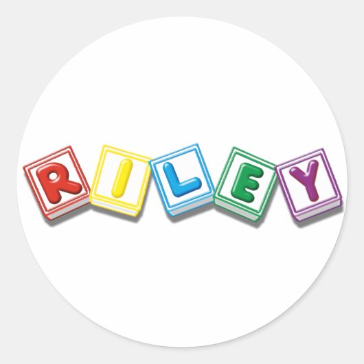 Sticker Rond Riley (Devant)