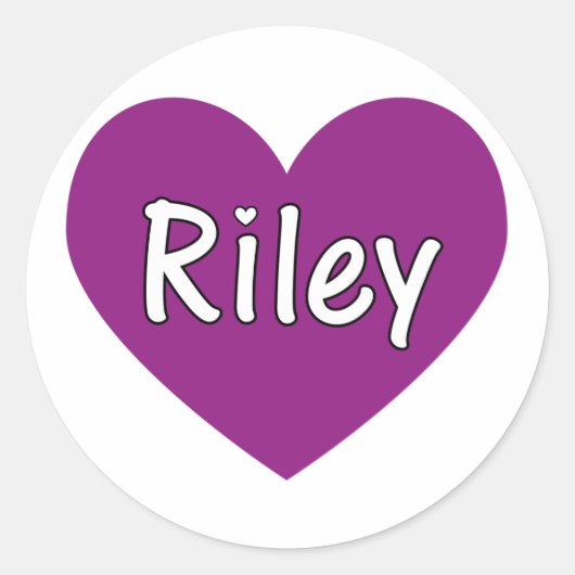 Sticker Rond Riley (Devant)