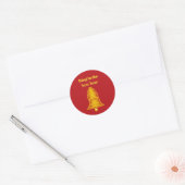 Sticker Rond Ring in the New Year Envelope Seals (Enveloppe)