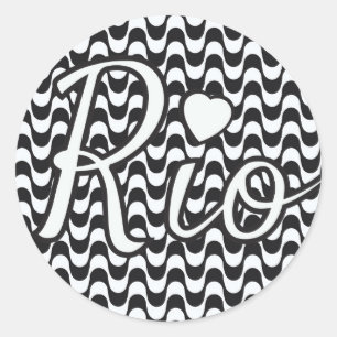 Sticker Rond Rio de Janeiro Brazil