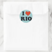 Sticker Rond rio de janeiro - I love Rio (Sac)