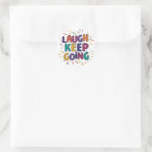 Sticker Rond rire continuer (Sac)