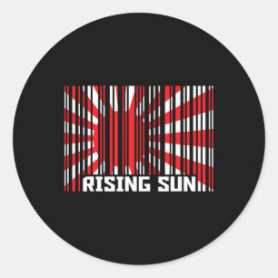Sticker Rond Rising Sun Karate Code