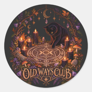 Sticker Rond Rituel des Anciennes Voies