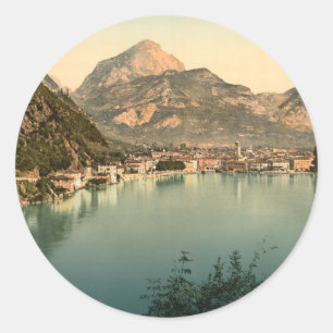 Sticker Rond Riva del Garda I, Trentino-Alto Adige, Italie