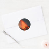 Sticker Rond Rivière De Feu (Enveloppe)