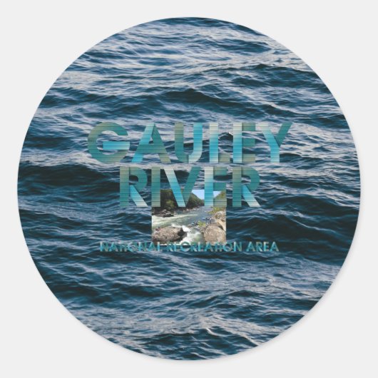 Sticker Rond Rivière Gauley ABH (Devant)
