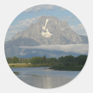 Sticker Rond Rivière Jackson Hole à Grand Teton National Park