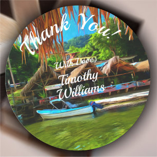 Sticker Rond Rivière Mismaloya 0331