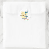 STICKER ROND ROAD RUNNER™ BEEP BEEP™ ! (Sac)