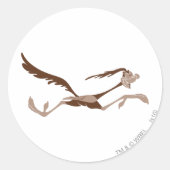 Sticker Rond ROAD RUNNER™ exécuté (Devant)