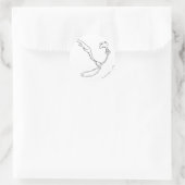 Sticker Rond ROAD RUNNER™ Running (Sac)