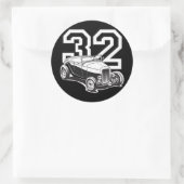 Sticker Rond Roadster 32 (Sac)