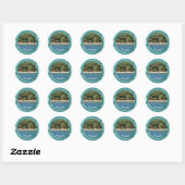 Sticker Rond Roatan Porthol (Feuille)