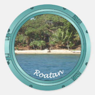 Sticker Rond Roatan Porthol