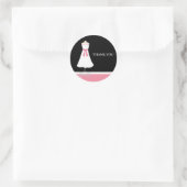 Sticker Rond Robe de demoiselle (Sac)