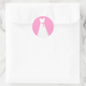 Sticker Rond Robe de mariage (Sac)