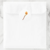 Sticker Rond Robe de Marshmallow (Sac)