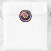 Sticker Rond Robert Delaunay Art abstrait (Sac)