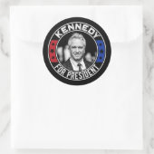Sticker Rond Robert Kennedy, Jr. pour le président 2024 (Sac)