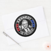 Sticker Rond Robert Kennedy, Jr. pour le président 2024 (Enveloppe)