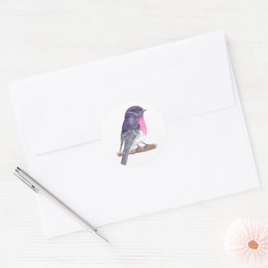 Sticker Rond Robin (Enveloppe)