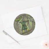 Sticker Rond Robin Hood (Enveloppe)