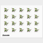 Sticker Rond Robin Hood (Feuille)