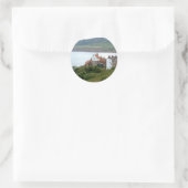Sticker Rond Robin Hood's Bay (Sac)