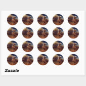 Sticker Rond Robinets (Feuille)