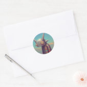 Sticker Rond Robot (Enveloppe)