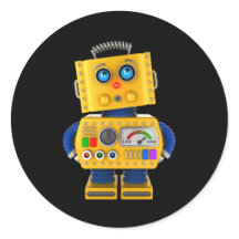 Robot de jouet à l'air innocent