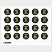 Sticker Rond Robot de tondeuse à gazon tondeuse à gazon (Feuille)